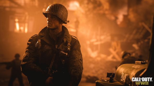 callofduty-world-war-2-screen-1; Call of Duty World War II; CoD WWII; Seconde Guerre Mondiale; Josh Duhamel; soldat